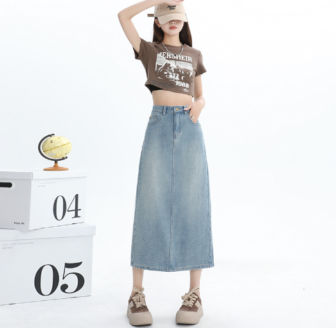 Soho Denim Maxi Skirt