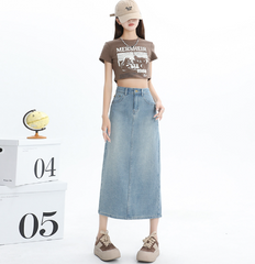 Soho Denim Maxi Skirt