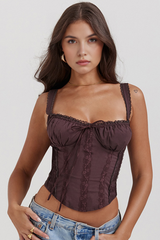 Corset Modelador Bela - Marrom