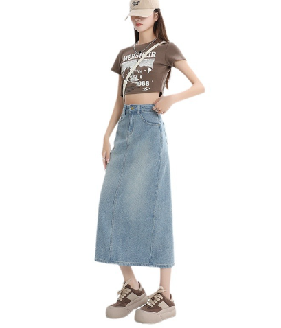 Soho Denim Maxi Skirt