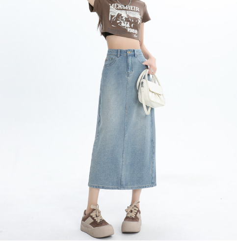 Soho Denim Maxi Skirt