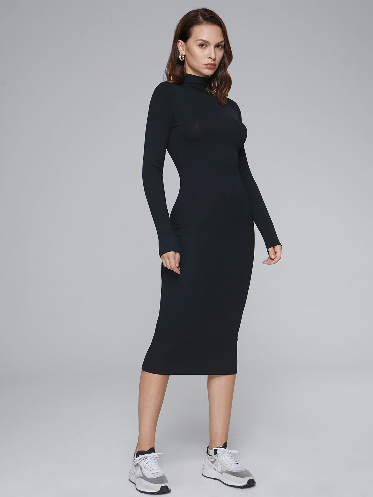 Long Sleeve Turtleneck Dress