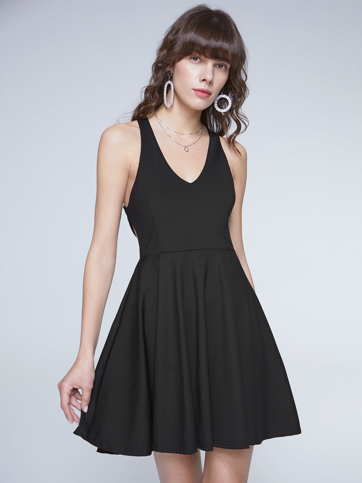 Back Strap Casual Dress