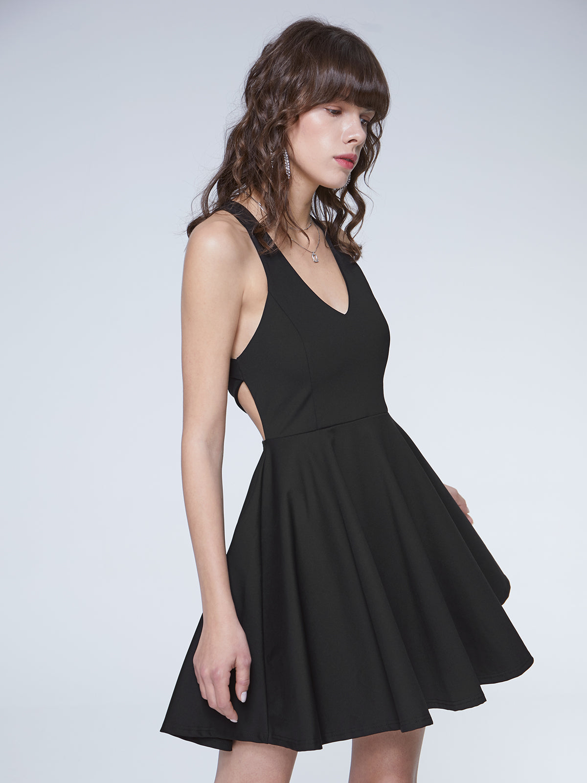 Back Strap Casual Dress