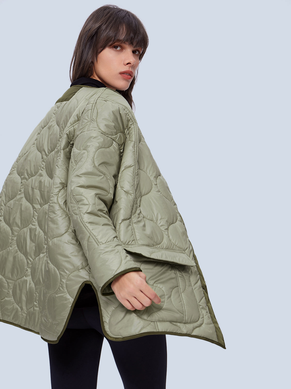 Oversized Quilted Puffer Jacket