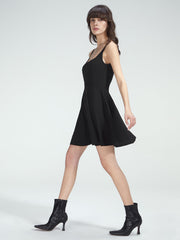 Scoop Neck Sleeveless Classic A Line Dress