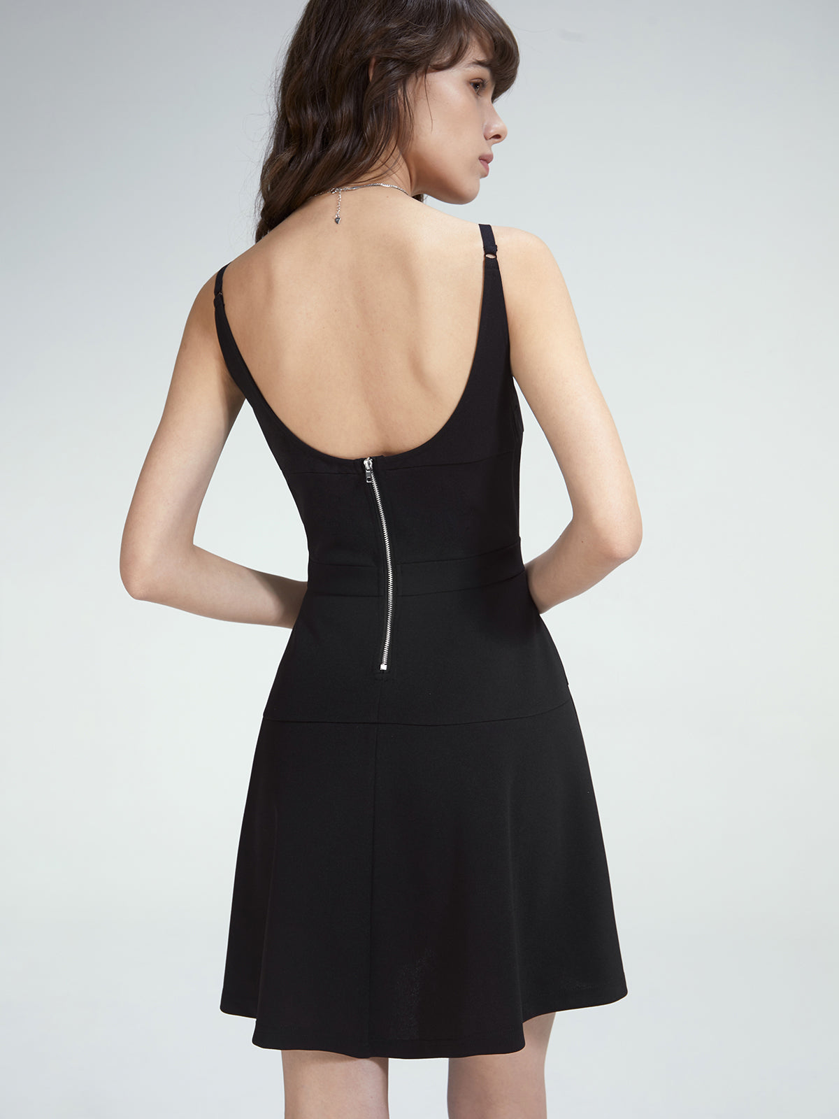 Scoop Neck Sleeveless Classic A Line Dress