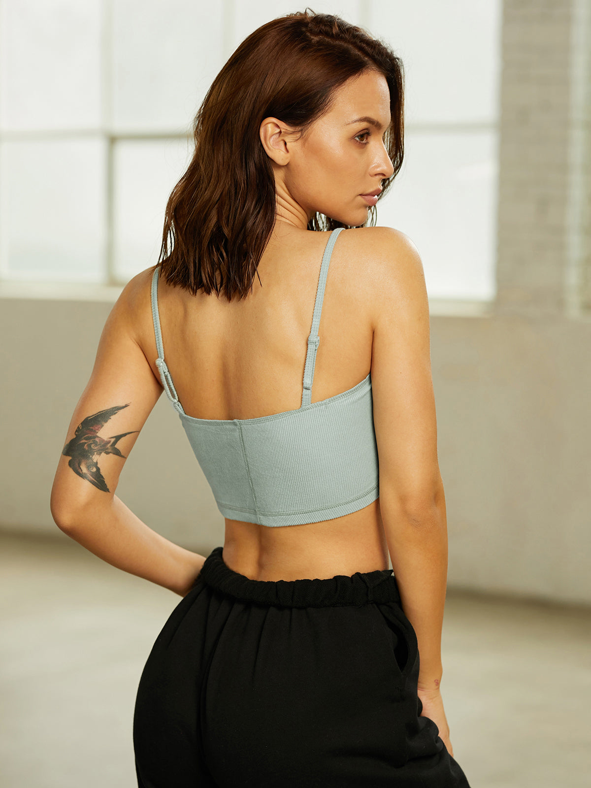 Cropped Triangle Tank Top