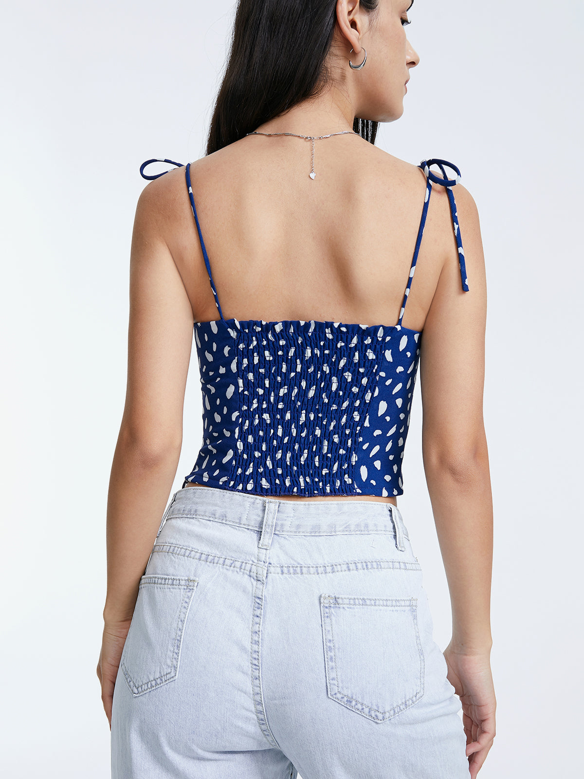 Petals Cropped Tank Top