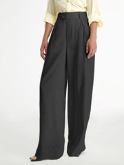 High Waisted Relaxed Fit Wide Leg Loose Trousers