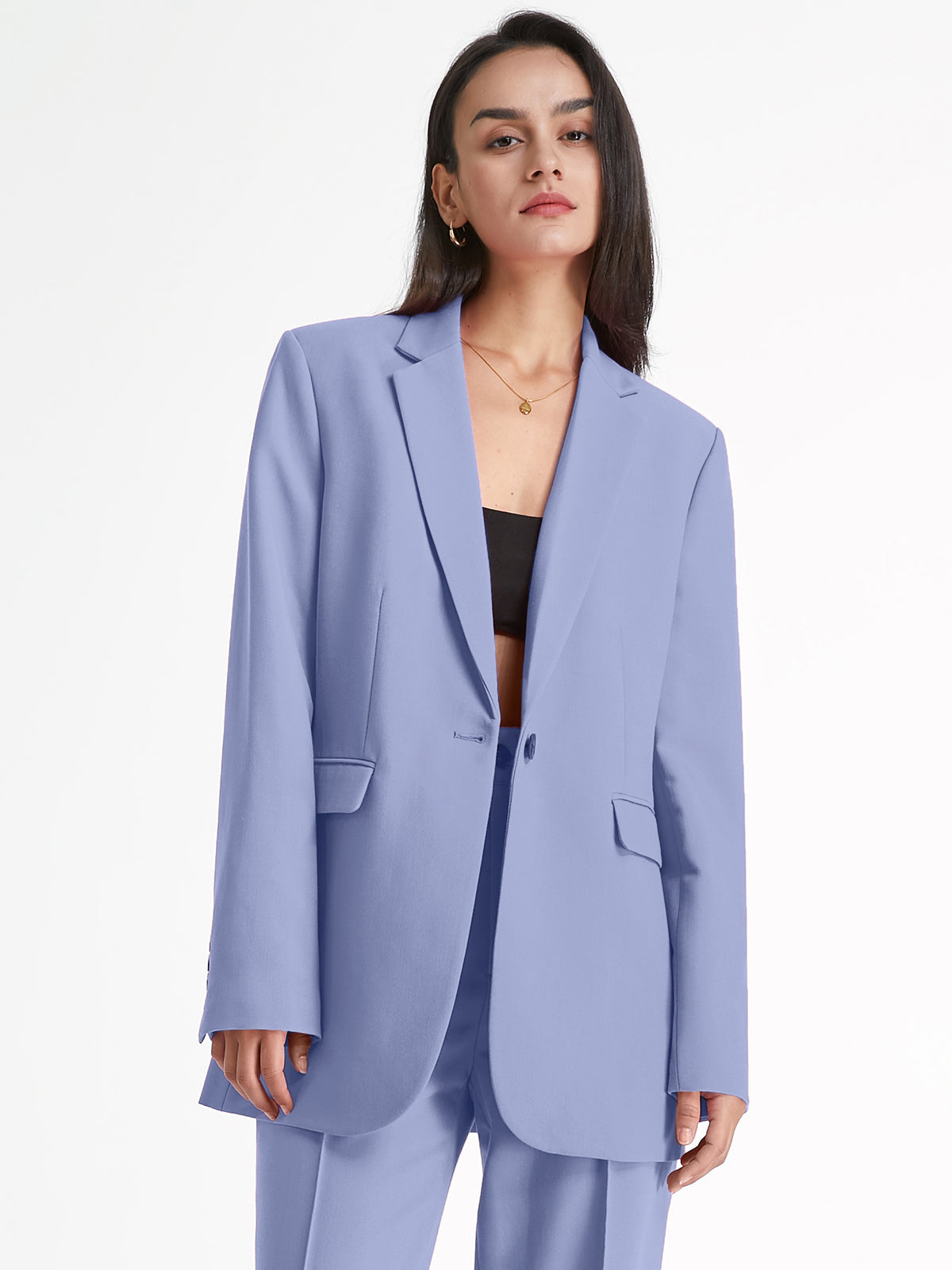 Solid Colored Essential Blazer