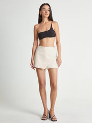 High Waisted Skirt Wrap Mini Shorts