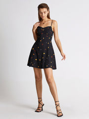 Sweetheart Fruit Mix Mini Sun Dress