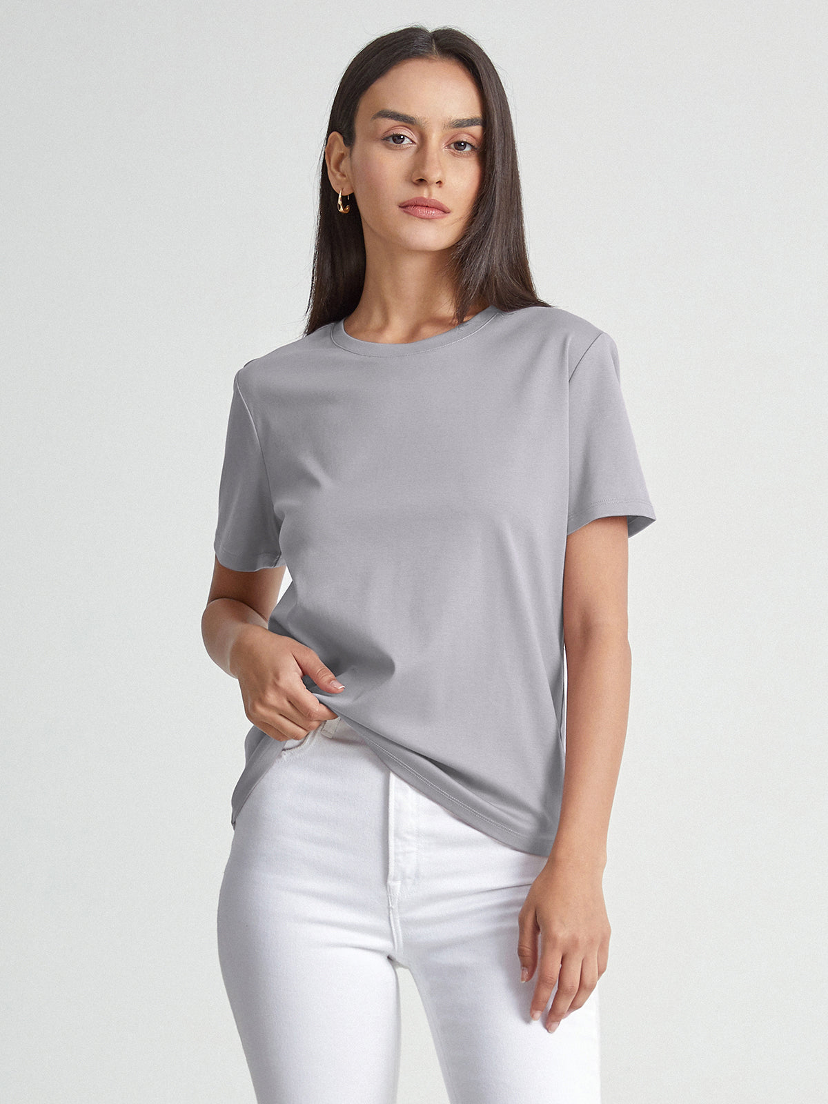 Everyday Solid Colored Cotton T-Shirt