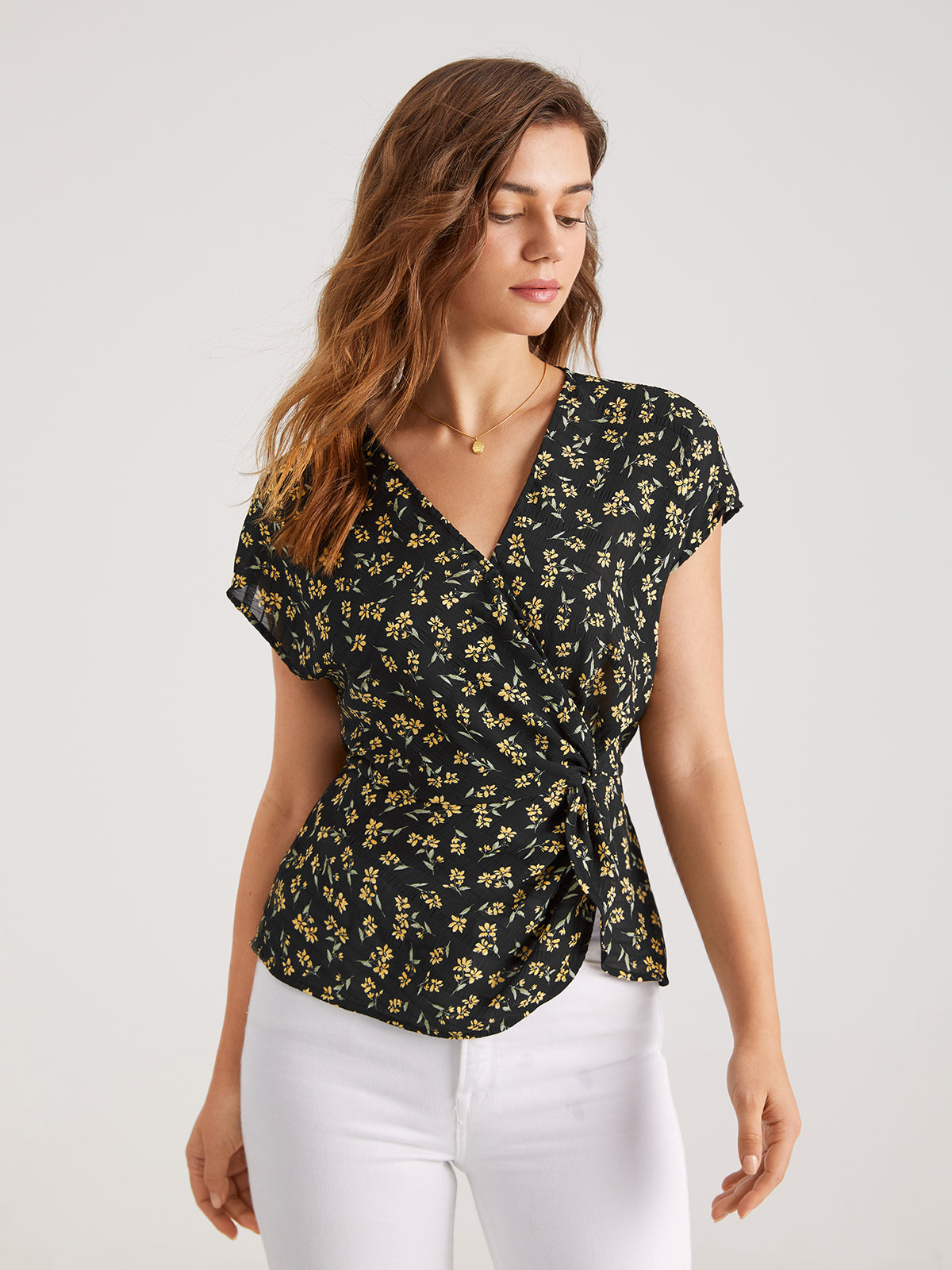 Twist Floral Garden Top