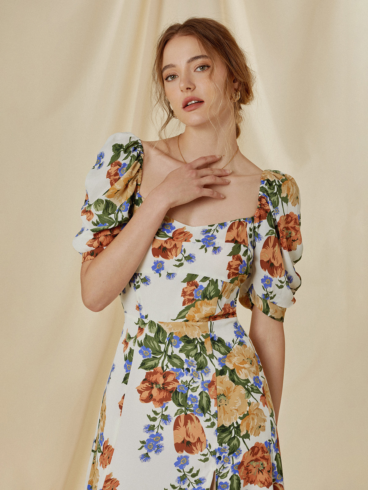 Coachmen Floral Slit Dress