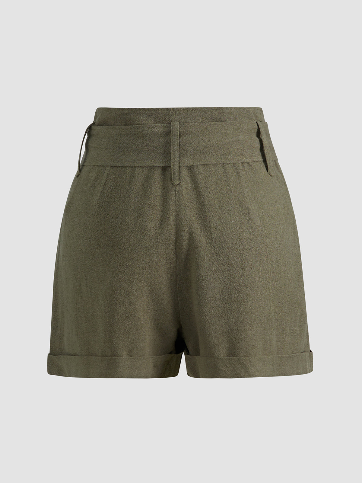 Weekend Loaf Belted High Waist Shorts