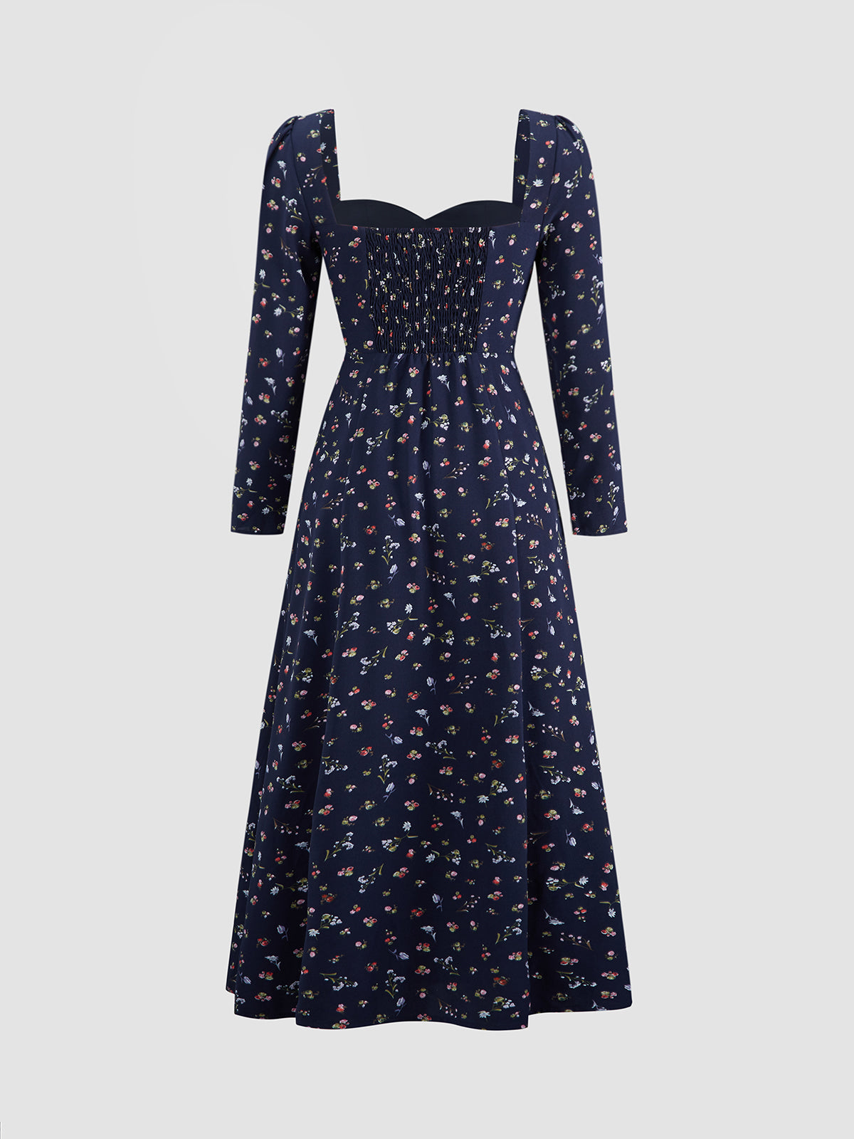 Ditsy Flora Square Dress