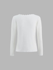 Seraphim Long Sleeve Ribbed Sweater