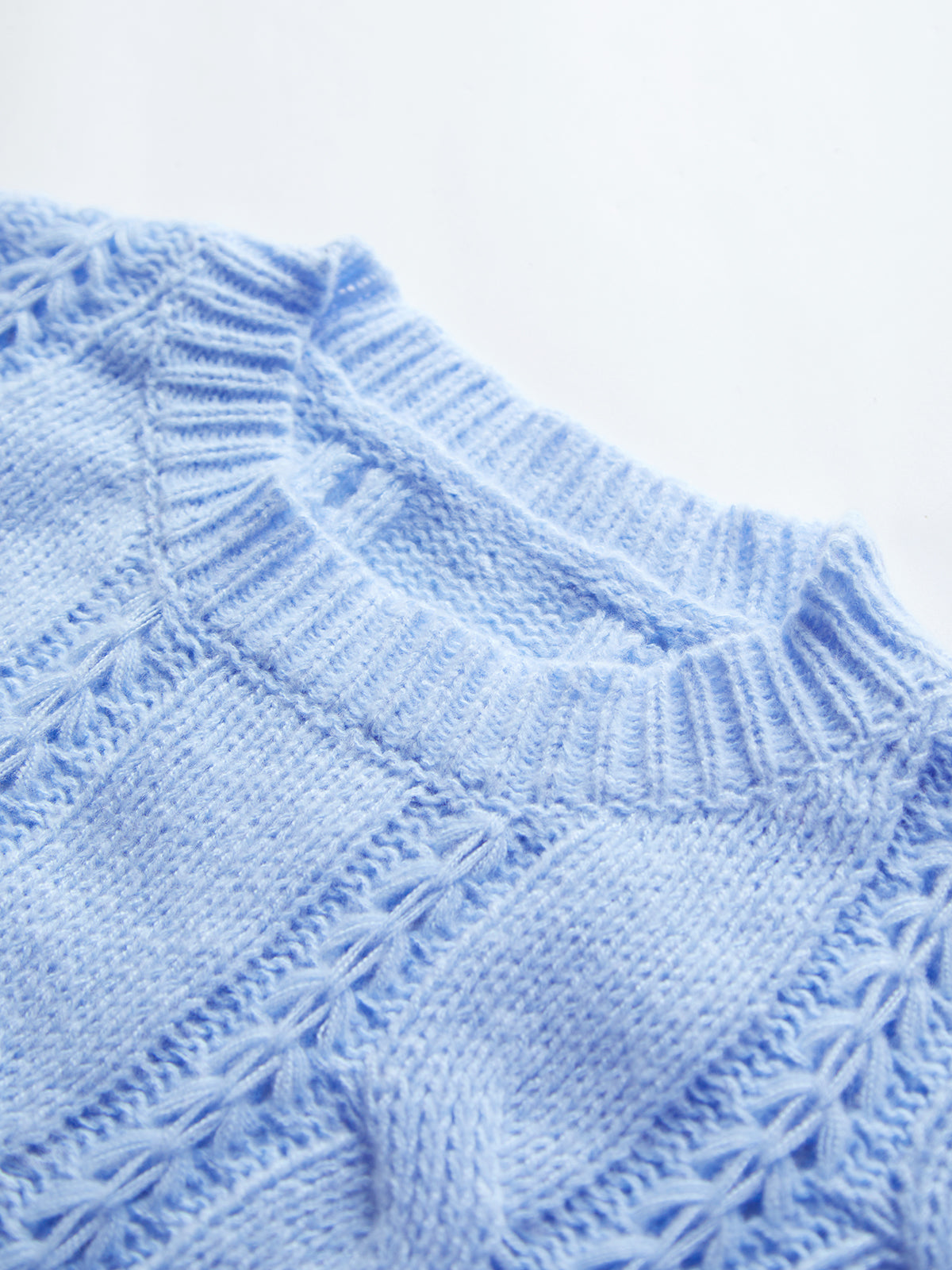 Sea Bubbles Cable Knit Sweater