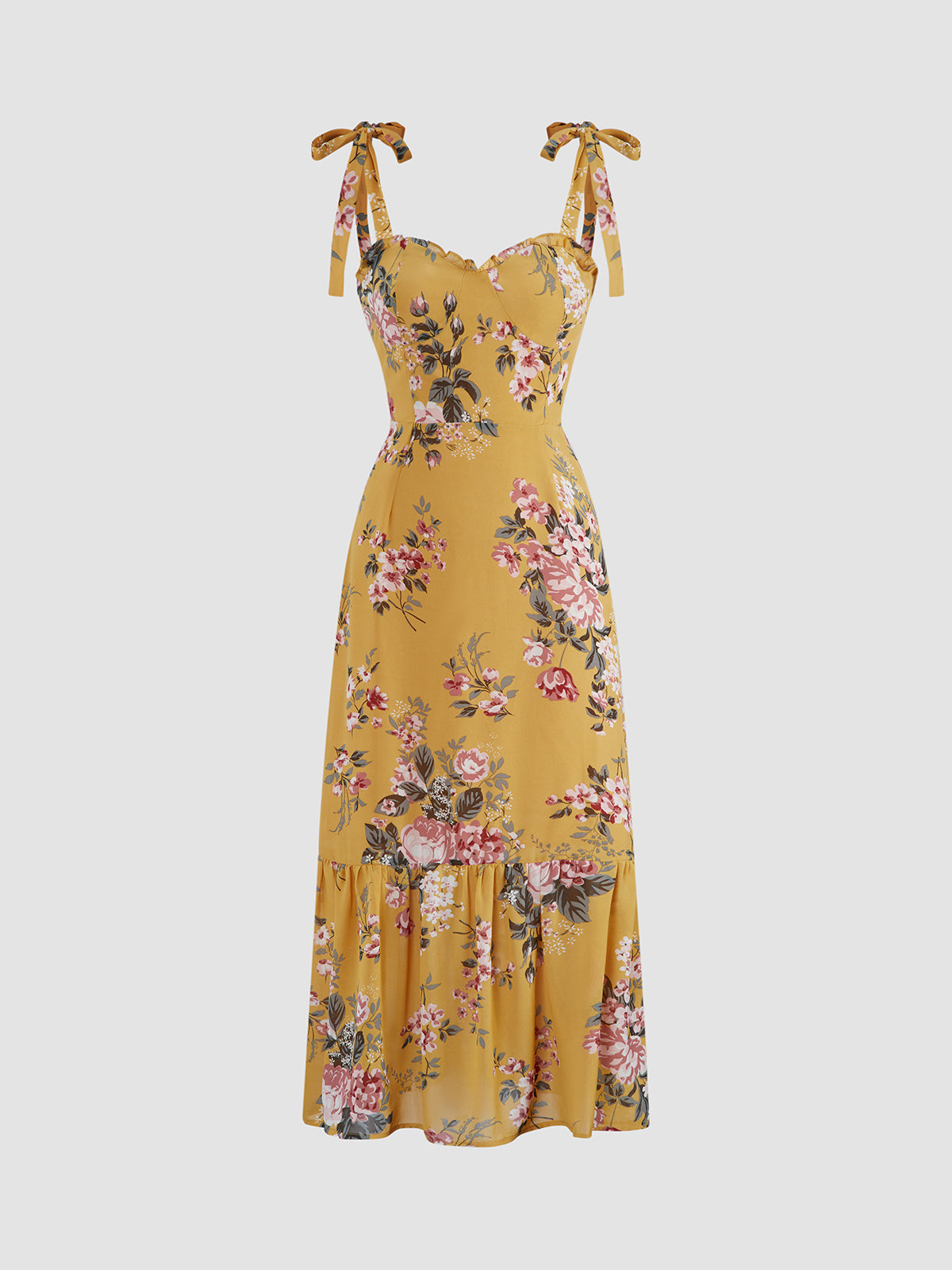 Retro Floralia Strap Dress