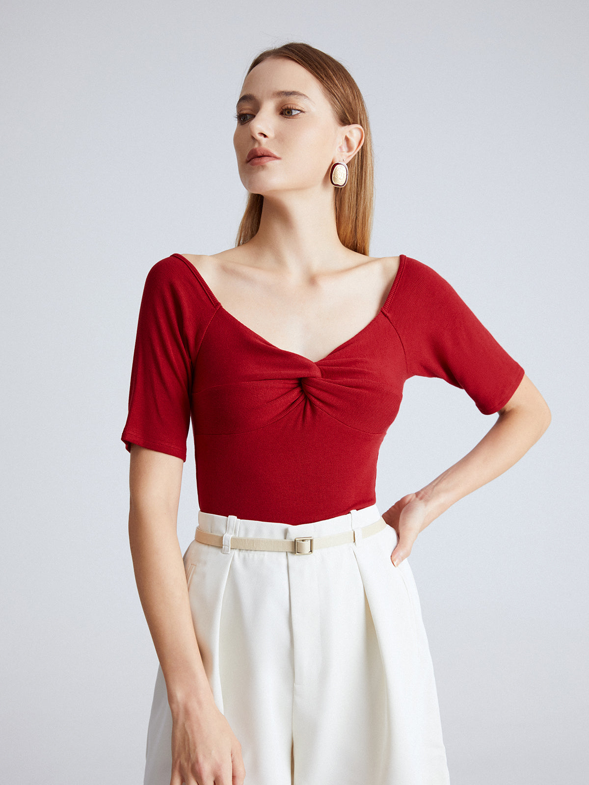 Rouge In Love Jersey Twist Top