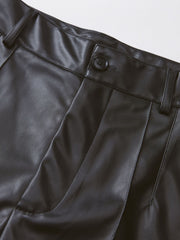 Faux Leather Big City Pants