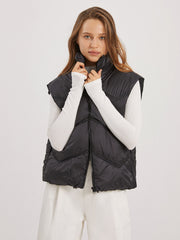 Solid Quilted Vest