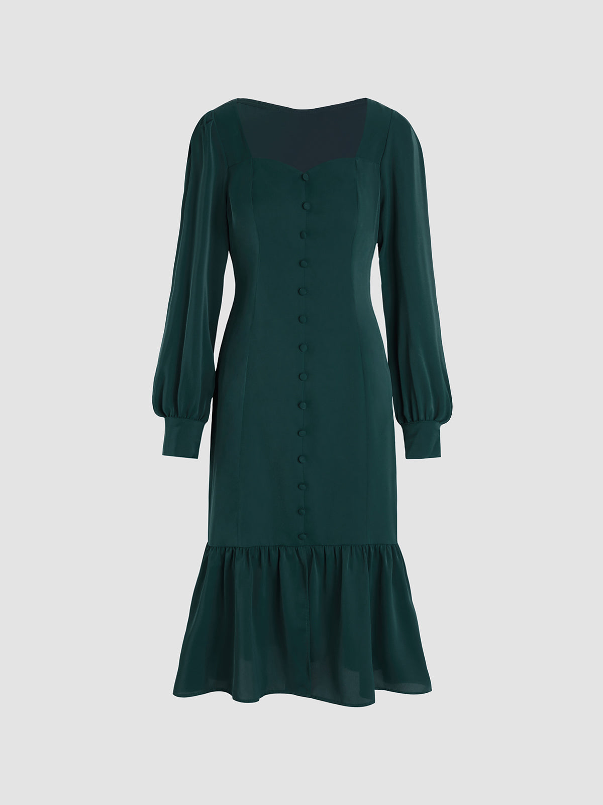 Emerald Green Diary Long Dress