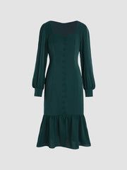 Emerald Green Diary Long Dress