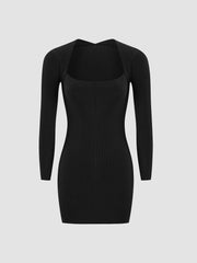 Evening Rings Sweater Midi Dress