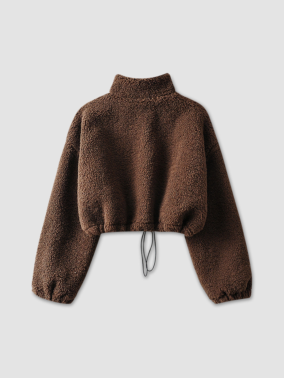 Teddy Cub Zip Mockneck Fleece Jacket