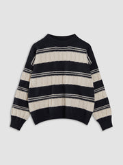 Brunch Day Cable Knit Sweater