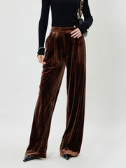 Moving Feast Velvet Wide Leg Pants