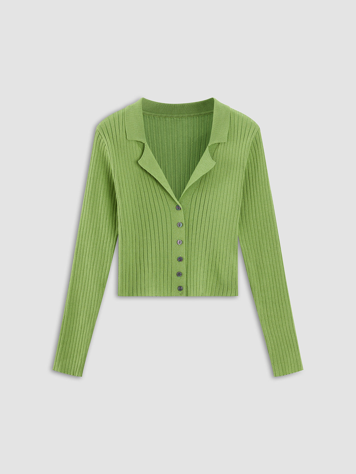 Matcha Latte Ribbed Blouse