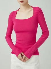 Ribbed Long Sleeve Sweater