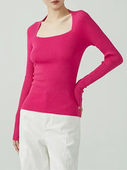 Ribbed Long Sleeve Sweater