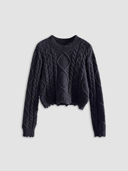 Vintage Castle Cable Knit Sweater