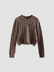 Vintage Castle Cable Knit Sweater