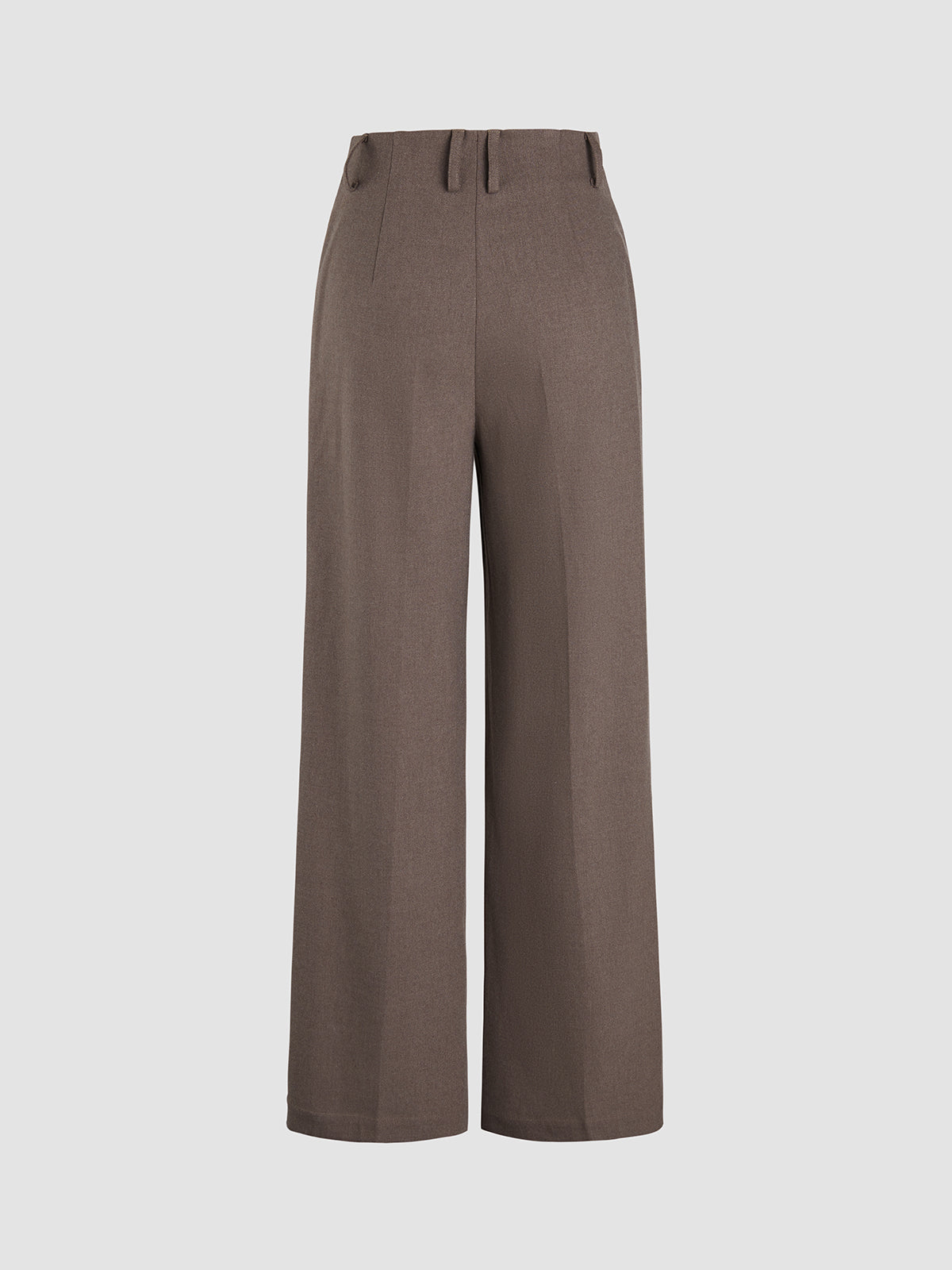 Dark Brown Wide Leg Pants