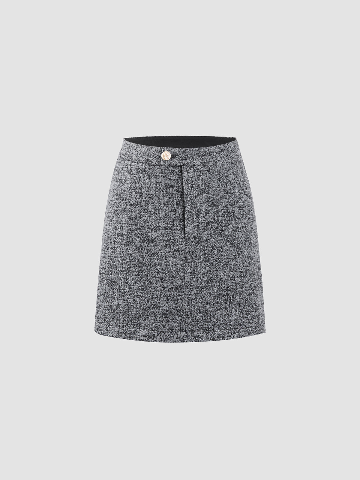 Cloudy Day Tweed Skirt