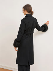 Prudence Fuzzy Wool Coat