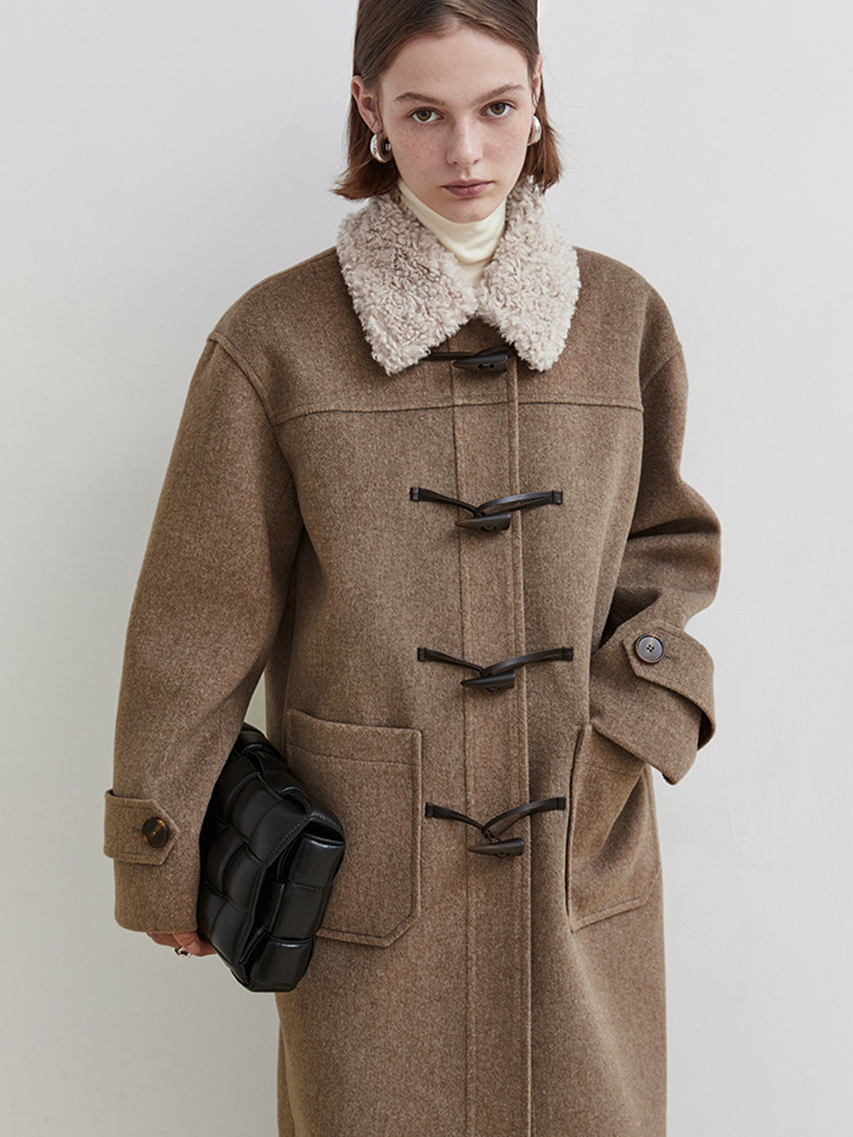 City Lights Collared Wool Coat