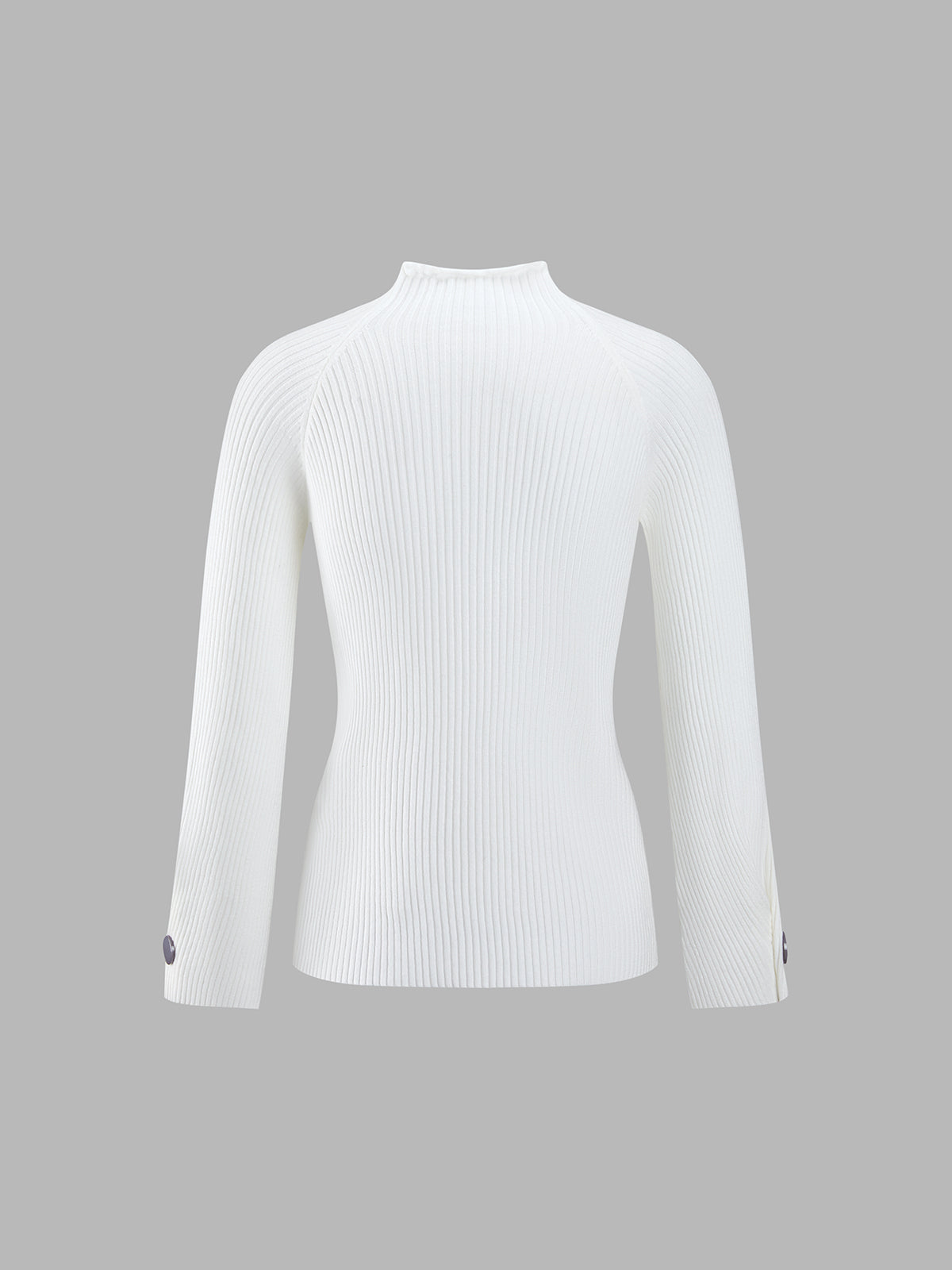 Surgeon Cuffs Rib Mockneck Sweater