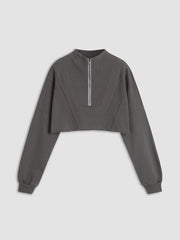 Basic Zip Sweatshirt