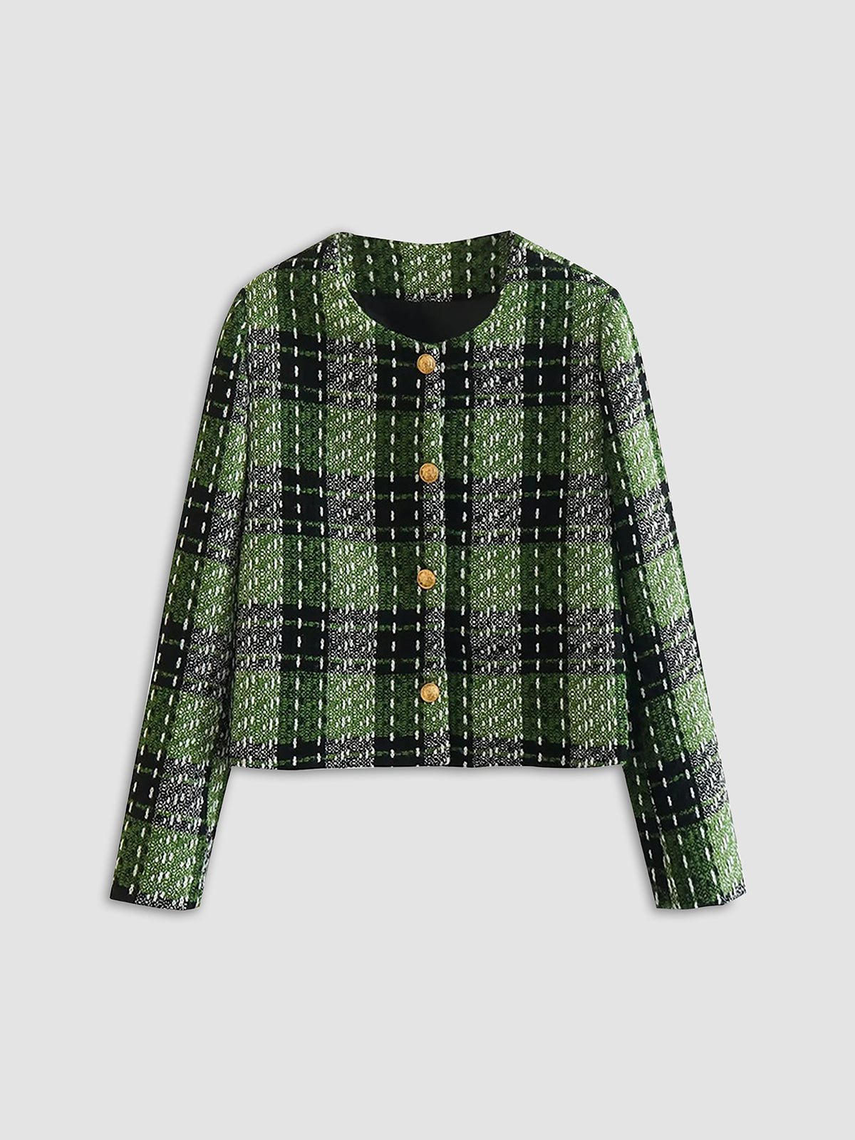 Emerald Flames Tweed Jacket