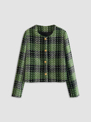 Emerald Flames Tweed Jacket