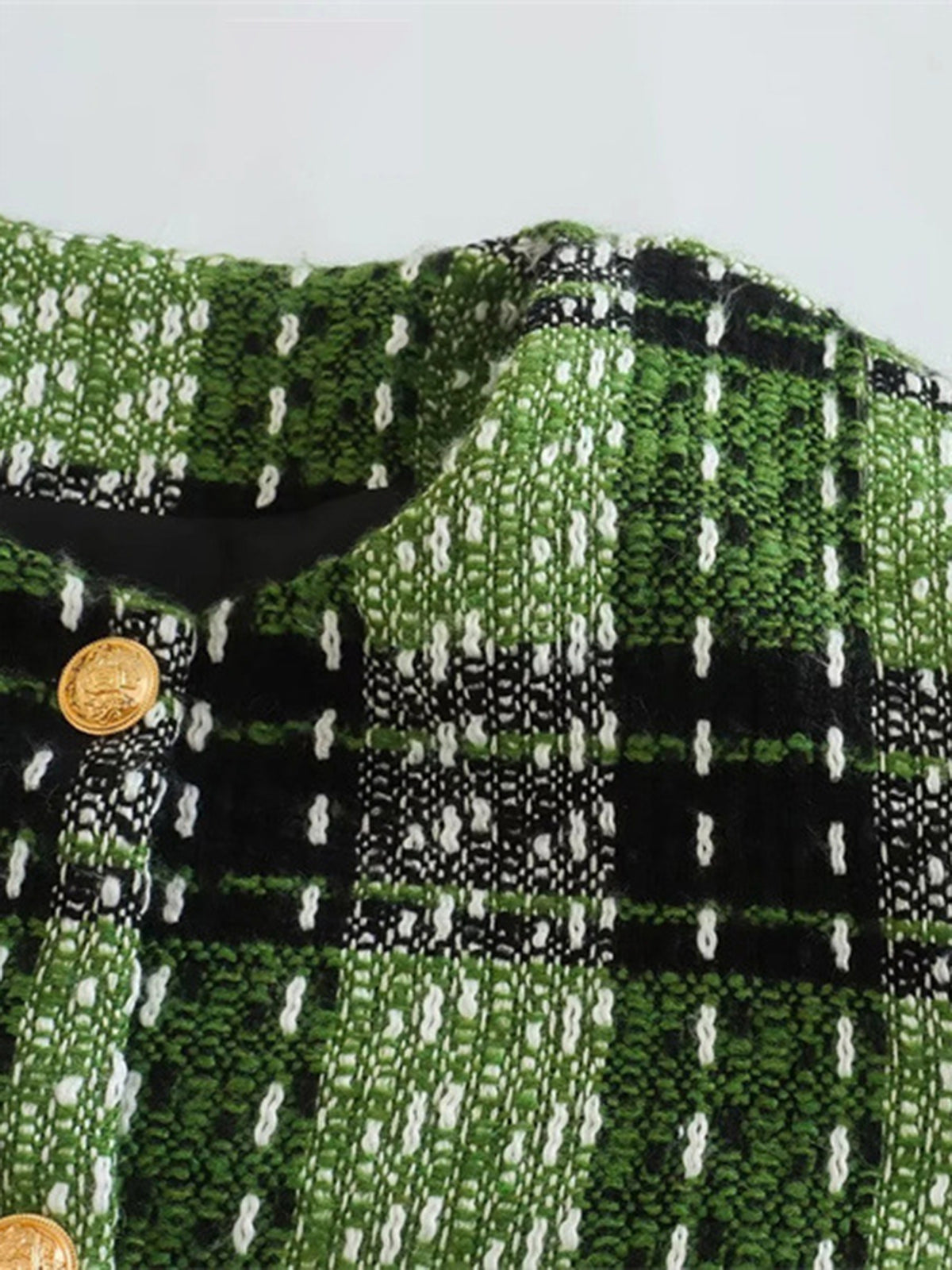 Emerald Flames Tweed Jacket