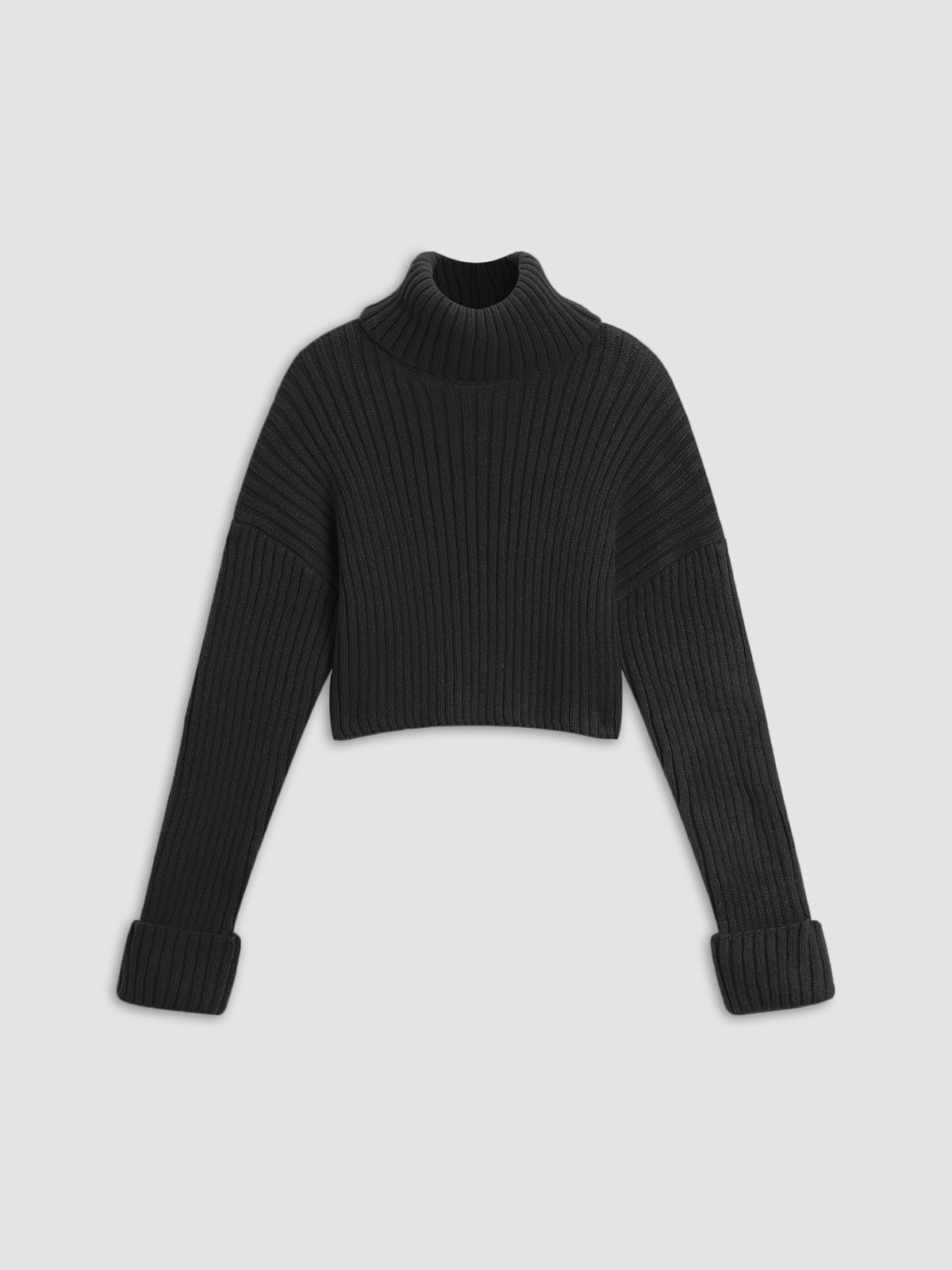 Mistletoe Rib Mock Neck Sweater