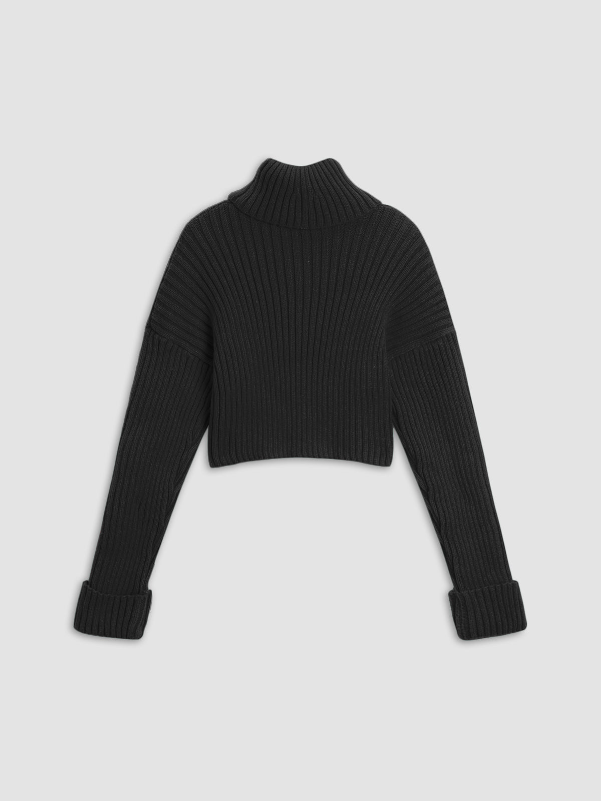 Mistletoe Rib Mock Neck Sweater